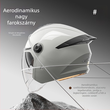 AD elektromos motorkerékpár sisak férfiaknak és nőknek, téli meleg, fél sisak elektromos kerékpárhoz, univerzális minden évszakra, 3C tanúsítvánnyal