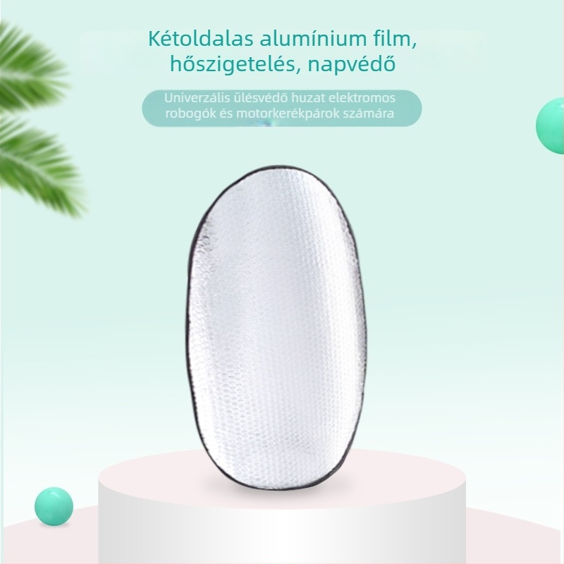LITU FSD-01 Univerzális napvédő és szigetelő párna elektromos járművek és motorkerékpárok számára, vízálló, kétoldalas alumíniumfilmmel