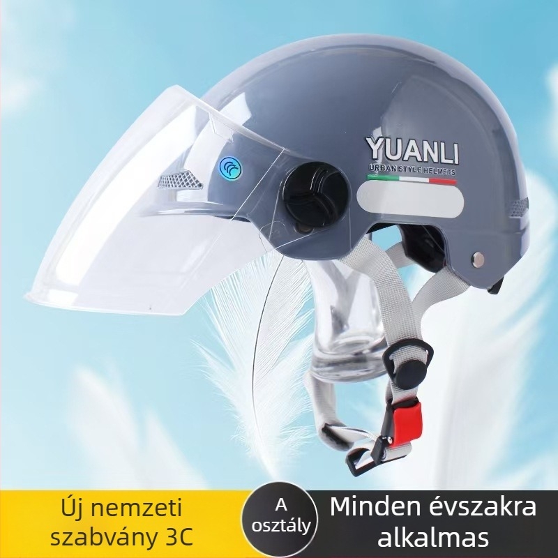 ABS 3/4 sisak felnőtteknek, 3C tanúsítvánnyal, elektromos járművekhez