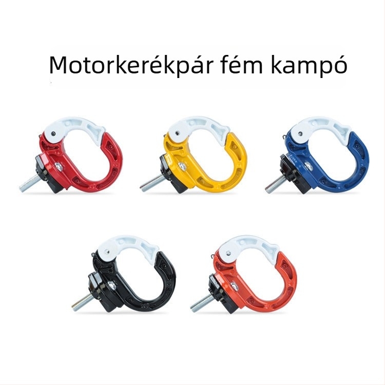 Első horog alumínium ötvözetű elektromos járművekhez és motorkerékpárokhoz; többfunkciós módosító kiegészítő