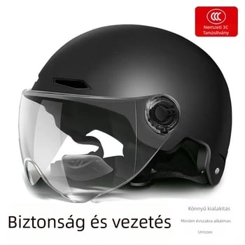3C-s tanúsítvánnyal rendelkező elektromos jármű sisak, férfiak és nők számára, fél sisak, könnyű és kényelmes