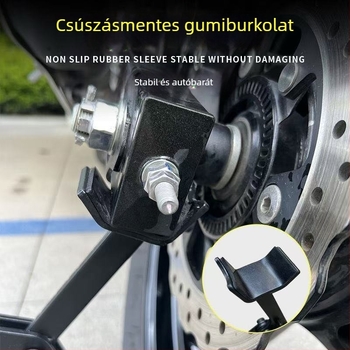 Motorkerékpár állvány — hátsó kerék rögzítő keret, univerzális a legtöbb motorkerékpárhoz, modell: konzultáljon az ügyfélszolgálattal
