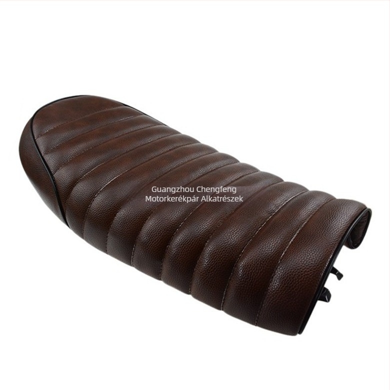 Chengfeng motorkerékpár hátsó ülőpárna és táska CB Yamaha SR-hez Caterpillar-stílusú mintával