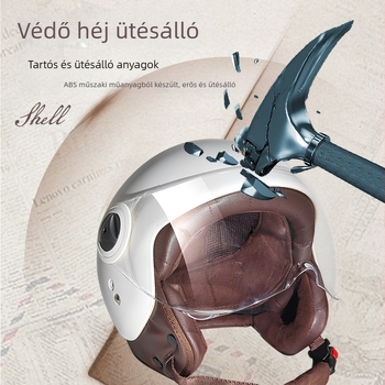 KUUVI ABS 3/4 sisak motorkerékpárhoz, 3C tanúsított, egész éves használatra