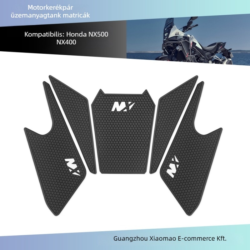 Motorkerékpár üzemanyag-tank matricája NX 500 NX400 (2023–2024) Tankvédő matrica és térdvédő