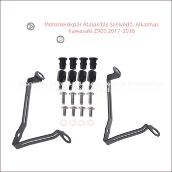 Módosított deflektor szélvédő motorkerékpárhoz (6103) Kawasaki Z900 2017-2018