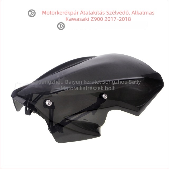 Módosított deflektor szélvédő motorkerékpárhoz (6103) Kawasaki Z900 2017-2018