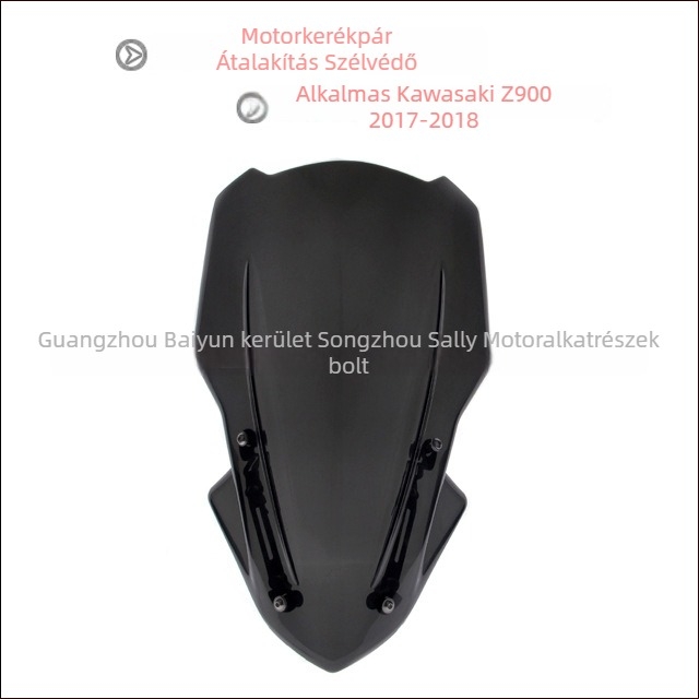 Módosított deflektor szélvédő motorkerékpárhoz (6103) Kawasaki Z900 2017-2018