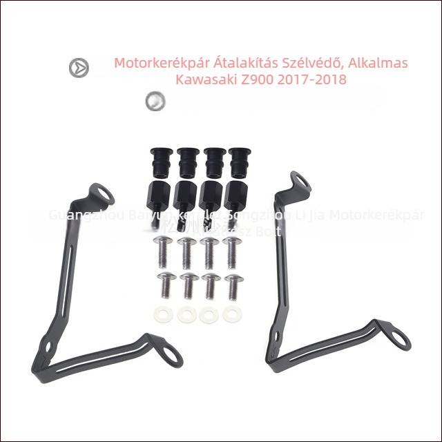 Módosított deflektor szélvédő motorkerékpárhoz (6103) Kawasaki Z900 2017-2018