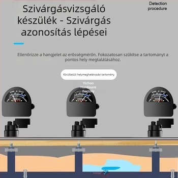 Hordozható szivárgásdetektor – YICHAO F01+ mezőerősség-mérő, 1,0 kg