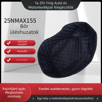 Yamaha NMAX 155-höz szabott motorkerékpár üléspárna kopásálló béléssel, méretek 55×25×20