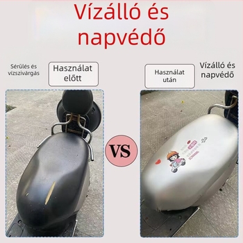 Bőr ülésvédő motorkerékpárok és elektromos járművek számára, négy évszakos, univerzális; vízálló, UV-álló.