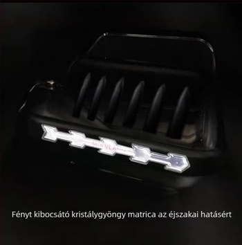 Motorkerékpár kézvédő Suzuki UY125UU-hoz, univerzális illeszkedés, esés elleni védelem, megnövelt kormányszélvédő