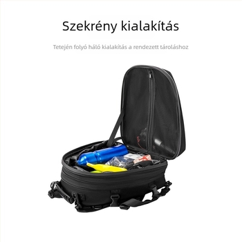 Motorkerékpár/ elektromos jármű hátulsó táska – nagy kapacitású tároló, rekesz a sisakhoz, márka RZAHUAHU, modell YA535, feldolgozás testreszabása: Nincs