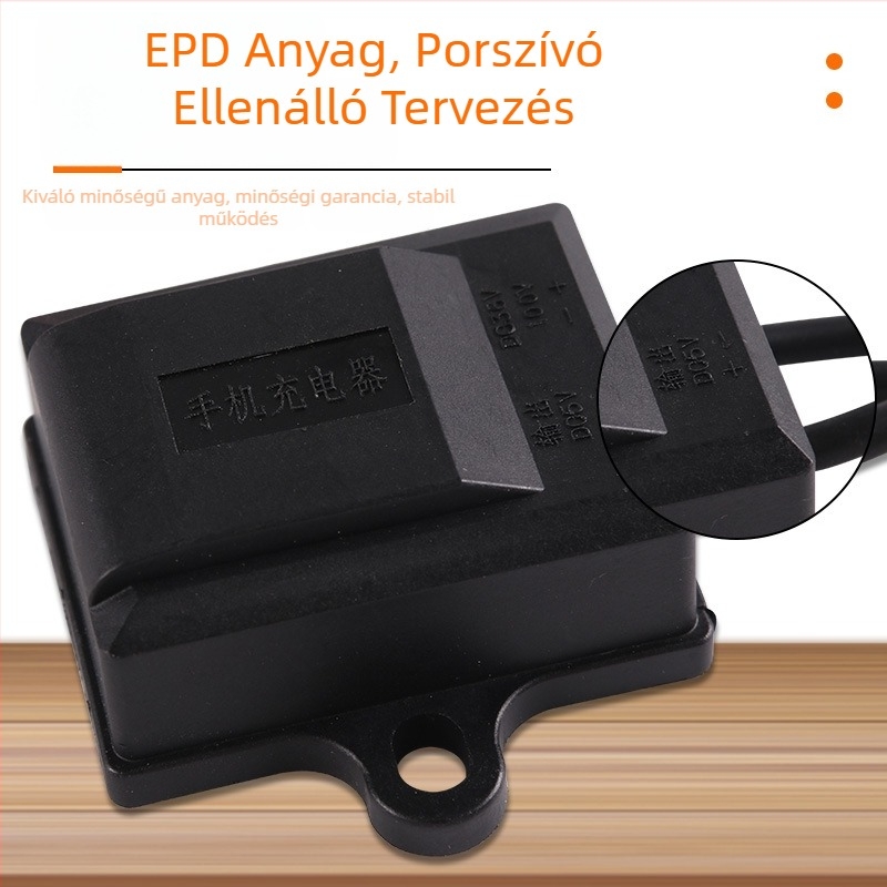 Feierpu FFY-004 USB töltő elektromos járművekhez és motorkerékpárokhoz - közvetlen töltés, 5V 1A, bemenet 36-100V
