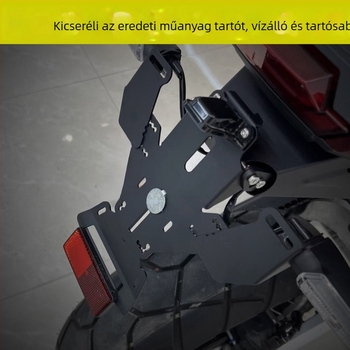 Honda XADV750 hátsó rendszámtábla tartó – dekoratív hátsó rack 2021–2025 modellhez
