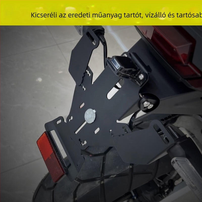 Honda XADV750 hátsó rendszámtábla tartó – dekoratív hátsó rack 2021–2025 modellhez