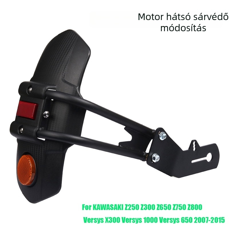 Motorkerékpár módosított hátsó sárvédő esővédővel – S2R, Kawasaki Z250 Z300 Z650 Z750 Z800 Versys X300