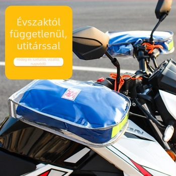 Motorkerékpár vízálló, szél- és hidegálló átlátszó kesztyűk — FH-140, Iron riding; motorkerékpárokhoz és elektromos járművekhez