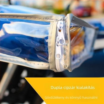 Motorkerékpár vízálló, szél- és hidegálló átlátszó kesztyűk — FH-140, Iron riding; motorkerékpárokhoz és elektromos járművekhez
