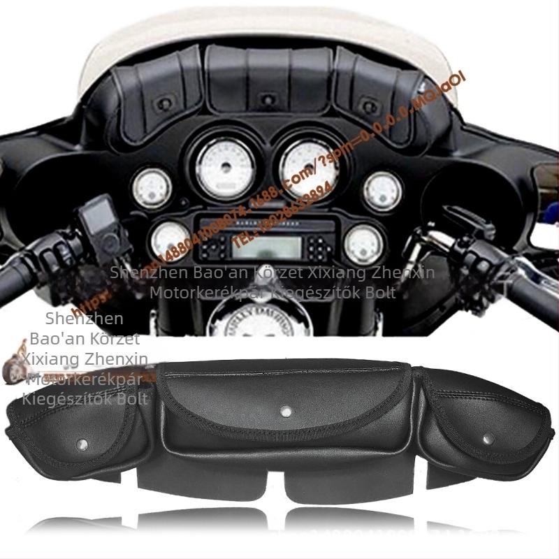 Szélvédő táska Harley Glide-hoz — testreszabható kiegészítő, ZXDMP márka, kompatibilis a Harley Glide modellekkel