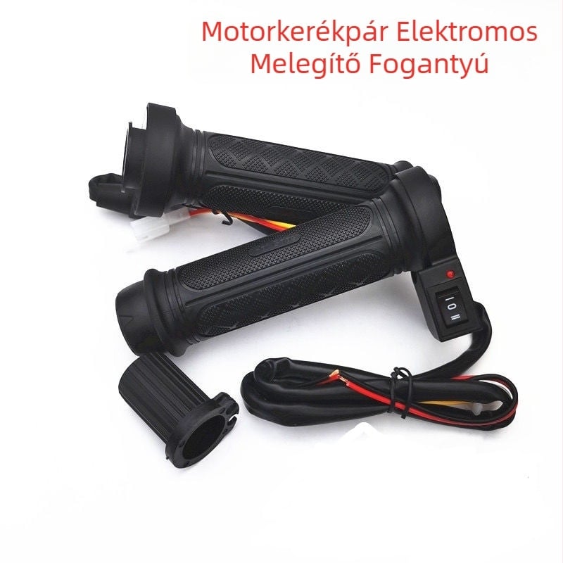 Elektromos melegített kormányvédő burkolat robogókhoz és görbült vázú motorkerékpárokhoz, 12V