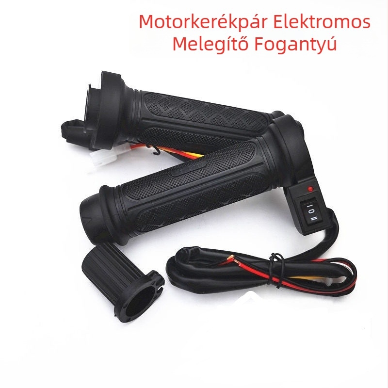 Elektromos melegített kormányvédő burkolat robogókhoz és görbült vázú motorkerékpárokhoz, 12V