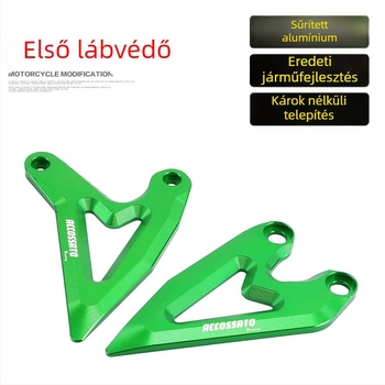 Elülső lábvédő Kawasaki Ninja 500-höz — díszítő oldalsó panel, égési sérülés elleni védelem