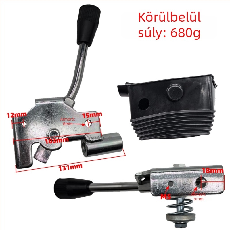 Go kart parkolóeszköz — csúszásmentes kézifékkar, márka Shuyang, modell Go kart parking device.