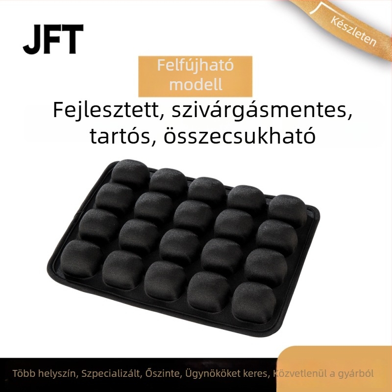 JFT tompító ülőpárna motorkerékpár hátsó üléséhez — testreszabható feldolgozás, lélegző, nyugtató, napvédelmi kialakítás
