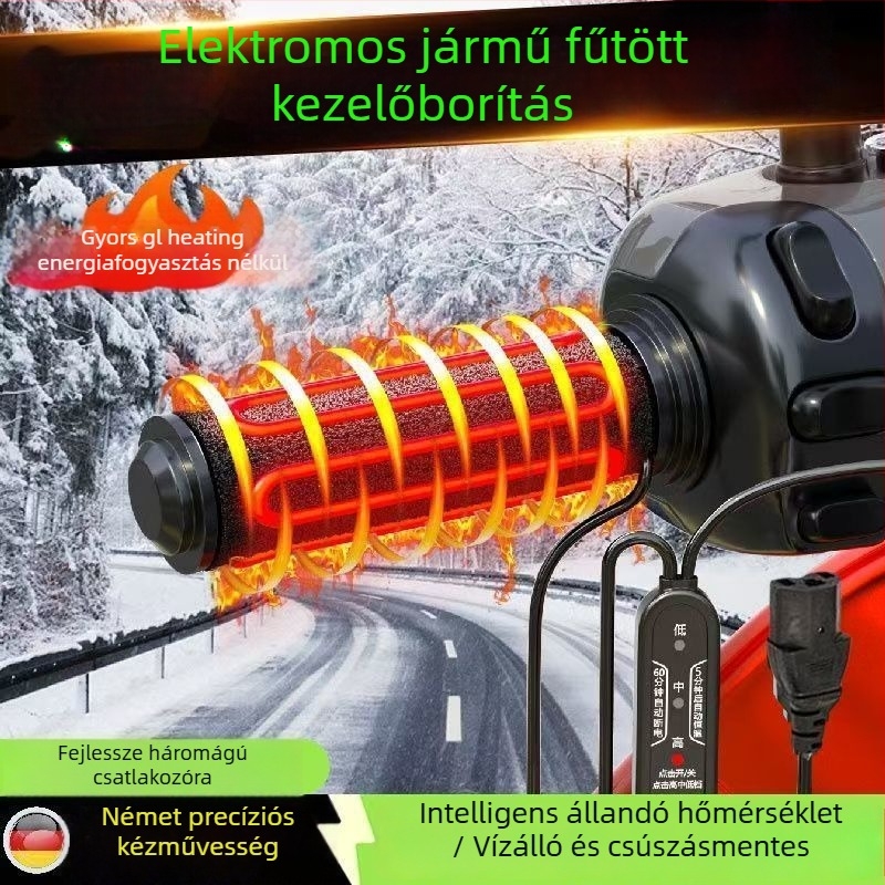 Elektromos fűtésű kormányvédő borítás