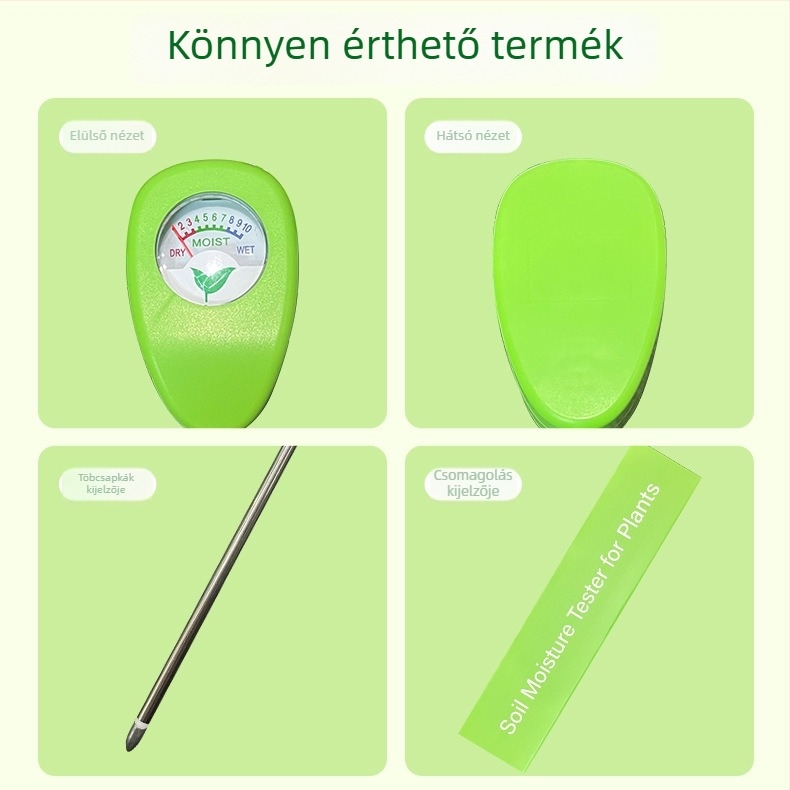 Xinglian Win LY102 mindent egyben talajnedvesség-mérő edényes növényekhez, otthoni öntözés, egytűs érzékelő