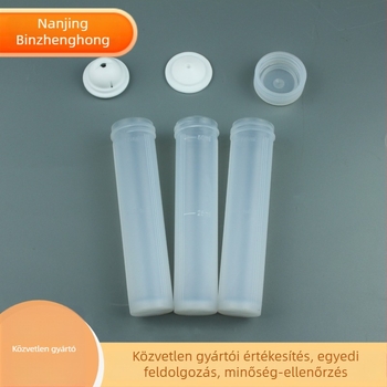 PFA emésztőcső talajvizsgálathoz gravírozható sorszámmal, modell ZH 30, PFA anyag, -200–260 °C