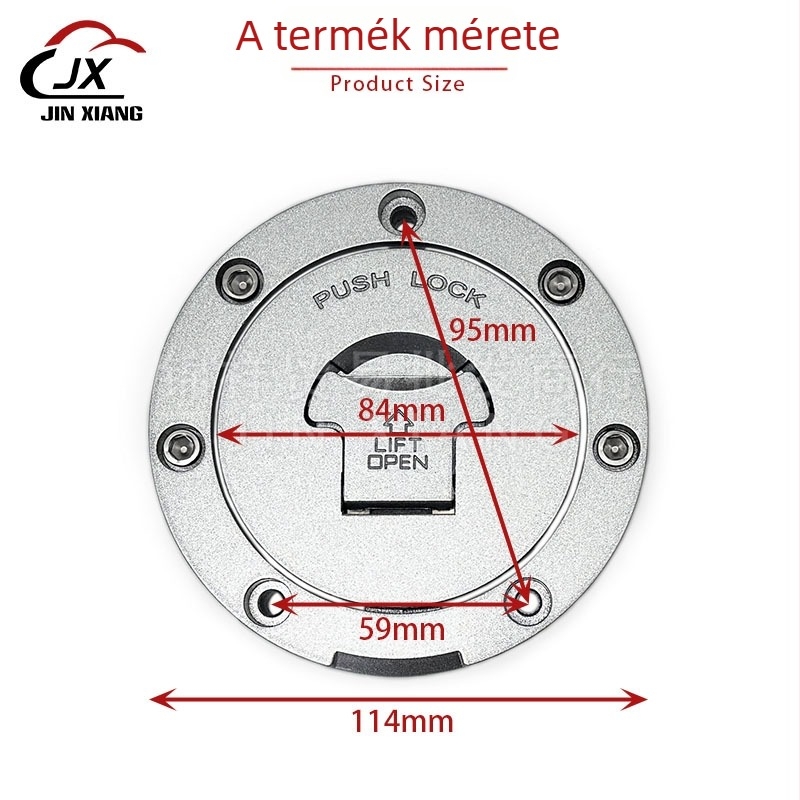 Honda CB400, CBR400, CBR250 és VFR30 modellhez motorkerékpár üzemanyag-tank fedél