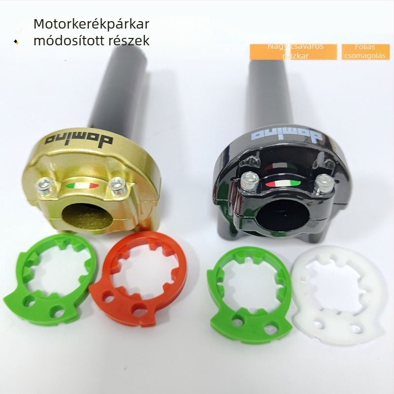Motorkerékpár gázmarkolat alumíniumötvözetből, SX-130 modell, általános motorkerékpárokhoz
