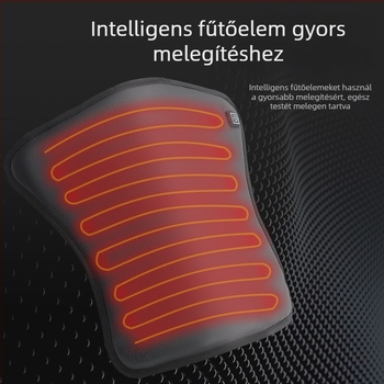 Motorkerékpárhoz való elektromos fűtő párna három fokozatú hőmérsékletszabályozással, vízálló, csúszásmentes, melegen tartó, 12V