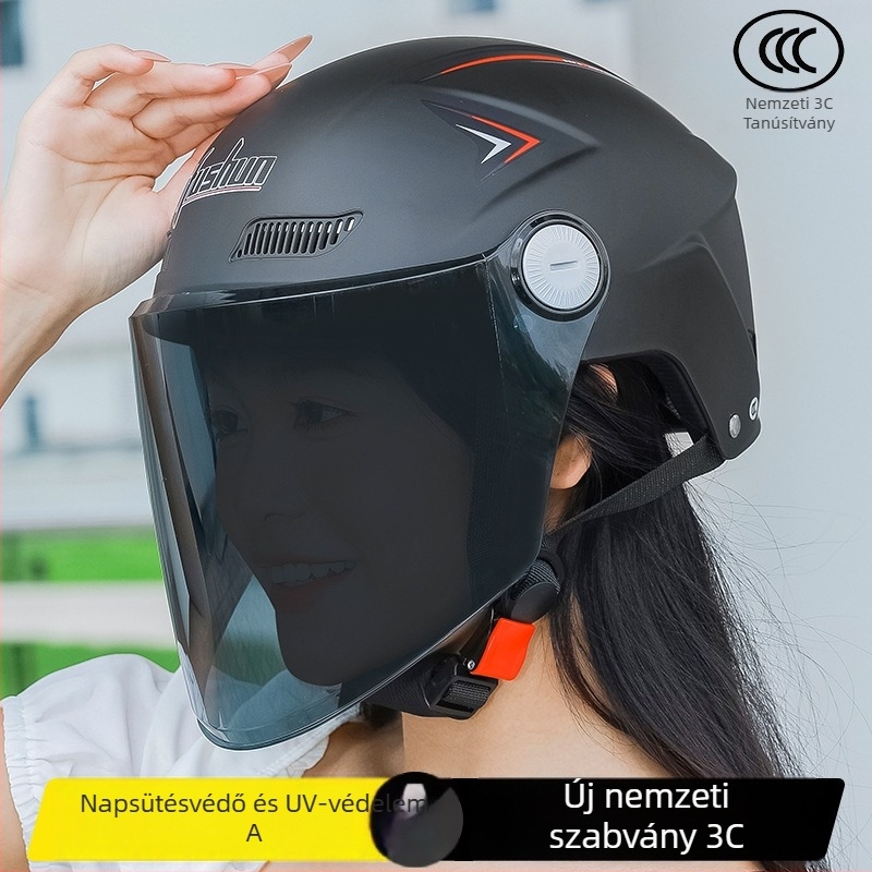 IFUSHUN ABS 3C-s tanúsított fél sisak elektromos motorokhoz