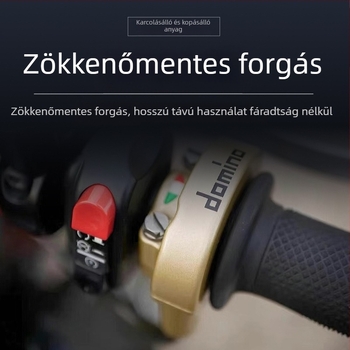 Motorkerékpár univerzális gázmódosító készlet Domino-stílusú kettős vonalas gázrögzítővel, márka Whole Heart Car Products, általános kompatibilitás, személyre szabás nélkül