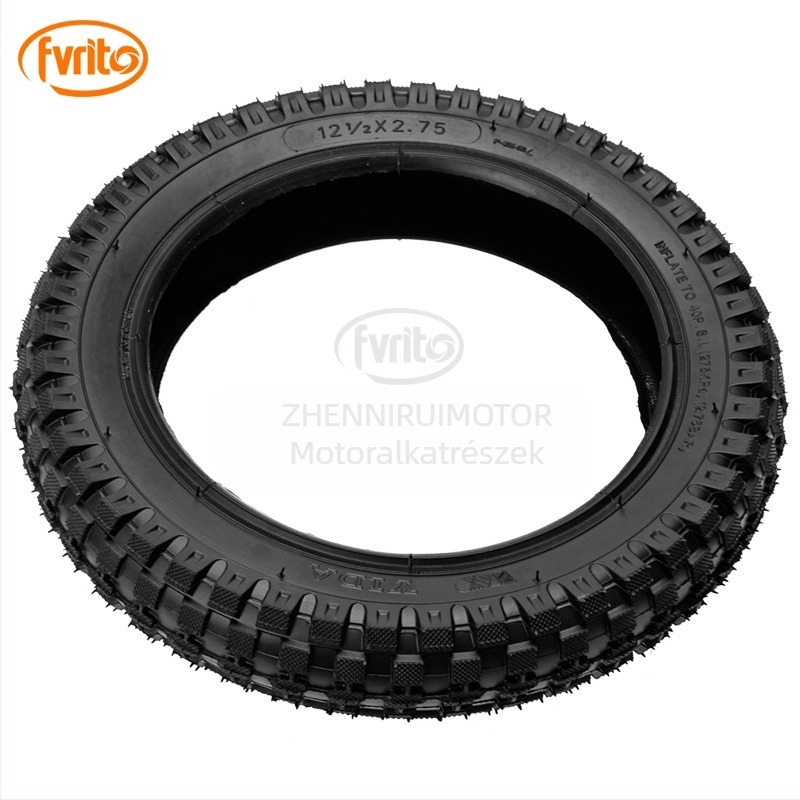 47/49cc mini off-road motorkerékpár, első és hátsó gumi 12,5×2,75, belső és külső 12 1/2×2,75