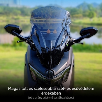 Jin qilong NMAX155 polikarbonát szélvédő – biztonság