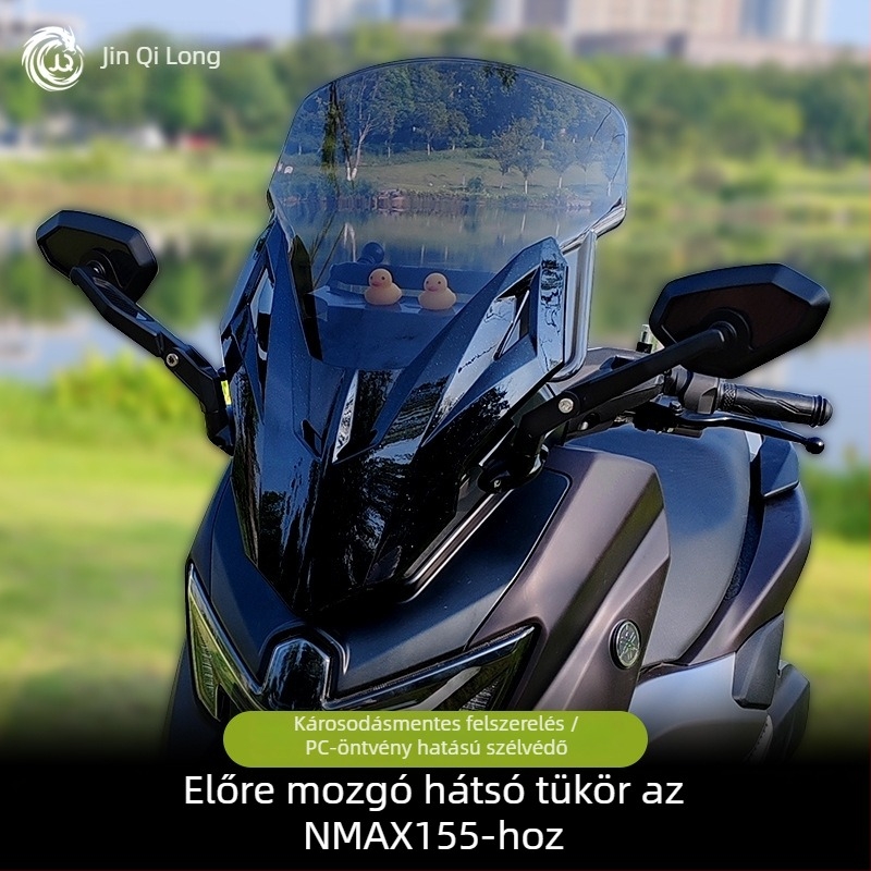 Jin qilong NMAX155 polikarbonát szélvédő – biztonság