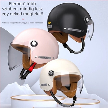 ABS fél sisak elektromos kerékpárhoz – 3C tanúsítvány, minden évszakhoz, felnőtteknek