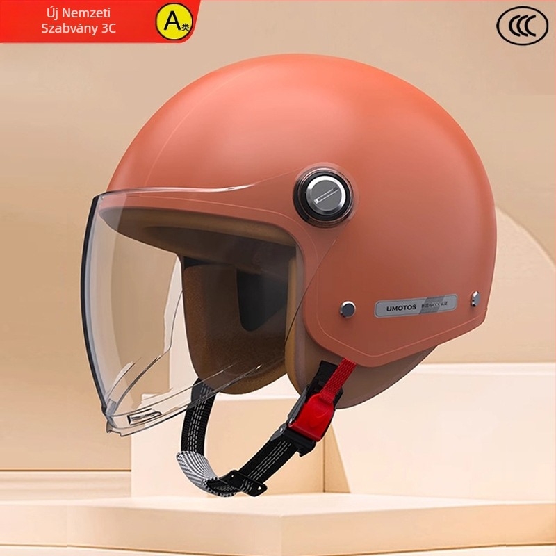 ABS fél sisak elektromos kerékpárhoz – 3C tanúsítvány, minden évszakhoz, felnőtteknek