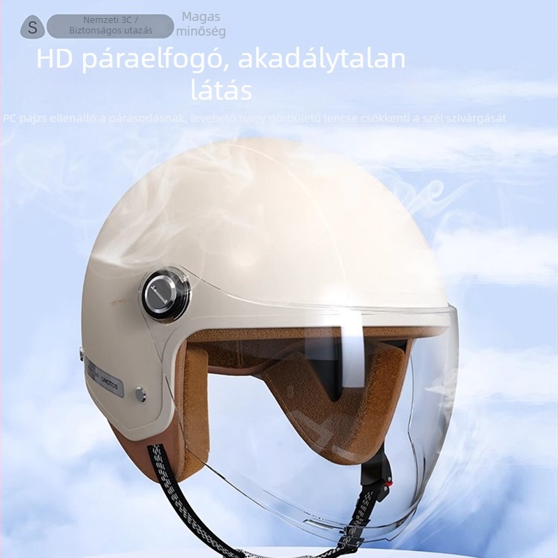 ABS fél sisak elektromos kerékpárhoz – 3C tanúsítvány, minden évszakhoz, felnőtteknek