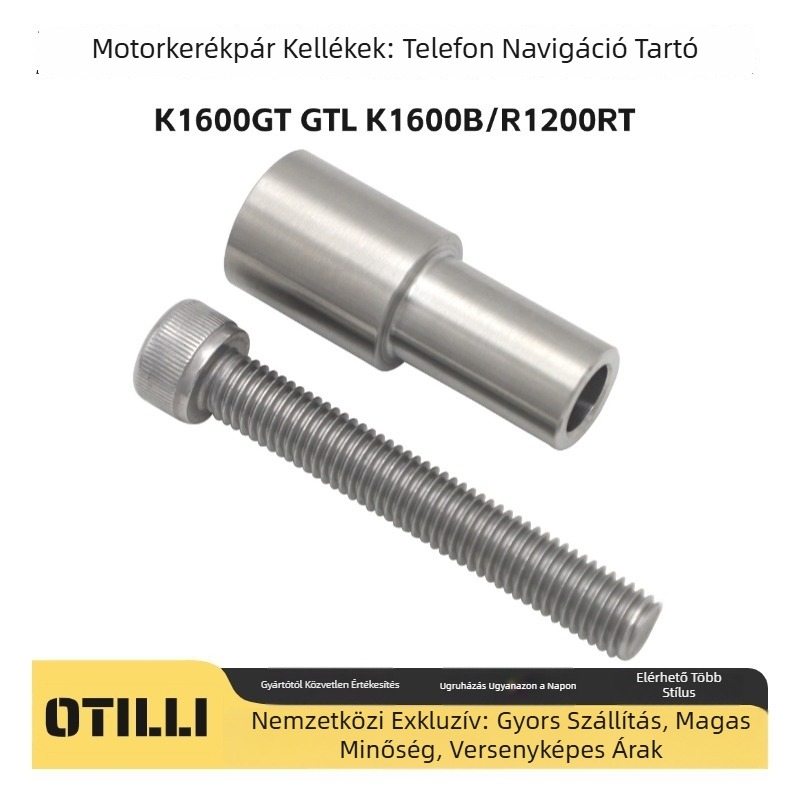 Motoros navigációs tartó bővítés, kompatibilis a K1600GT, GTL, K1600B és R1200RT modellekkel, testreszabható az Aodili által