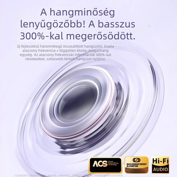 Bluetooth nyitott fülcsipeszes vezeték nélküli fülhallgató Huaweihez, levegővezetéses technológia, sztereó, IPX7, 10 m hatótáv, 4–8 óra üzemidő (2024 modell)
