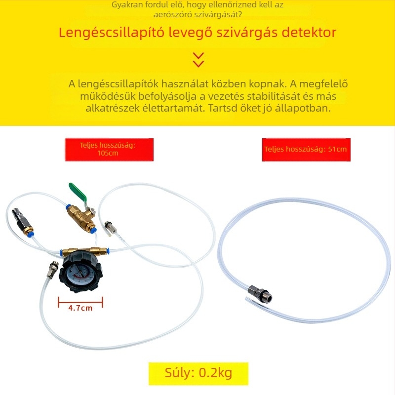 Autó lengéscsillapító levegőszivárgás-detektora Mercedes-Benz, BMW, Volkswagen, Audi - szerszám autójavításhoz