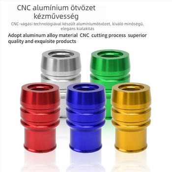 CNC módosított anti-esés rúd motorkerékpár kipufogóvédőhöz, alumíniumötvözet, GW250 univerzális, 8 mm-es nyílás, Knight Armor stílus, FSB-021 modell, JS márka