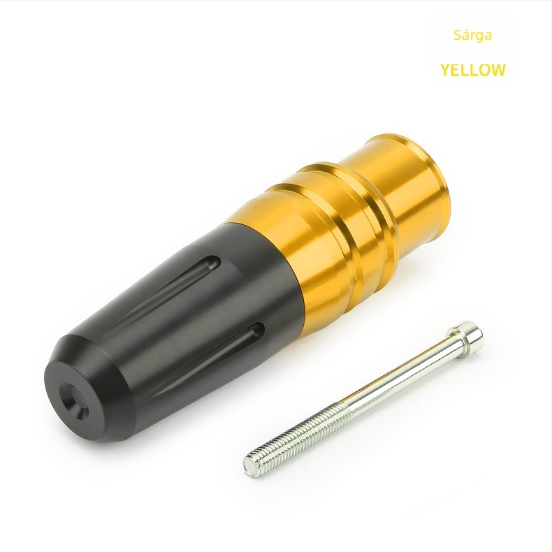 CNC módosított anti-esés rúd motorkerékpár kipufogóvédőhöz, alumíniumötvözet, GW250 univerzális, 8 mm-es nyílás, Knight Armor stílus, FSB-021 modell, JS márka