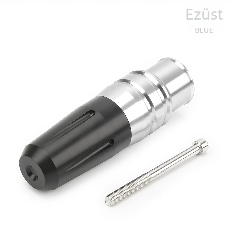 CNC módosított anti-esés rúd motorkerékpár kipufogóvédőhöz, alumíniumötvözet, GW250 univerzális, 8 mm-es nyílás, Knight Armor stílus, FSB-021 modell, JS márka